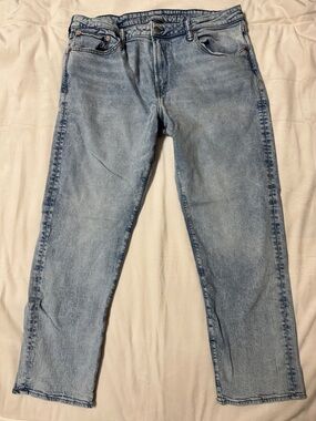 American Eagle Outfitters 38x32 Light Blue Straight Jeans